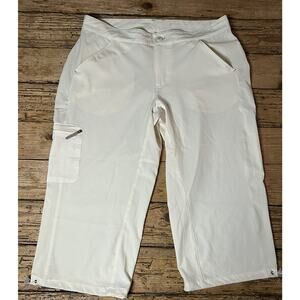 GoLite Women’s Size M Off White Capri Activewear Pants
